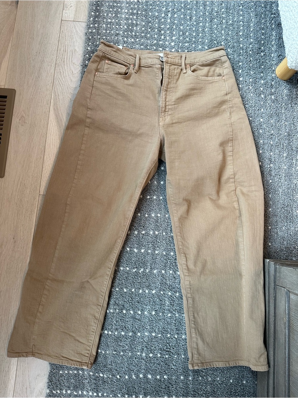 Mother Denim Jeans half pipe flood barrel sz 32 as new